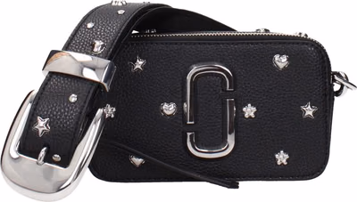 Black Leather Crossbody Bag