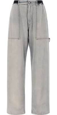 Blue Cotton Relaxed Fit Jeans
