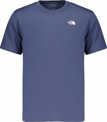 Blue Cotton Men's T-Shirt