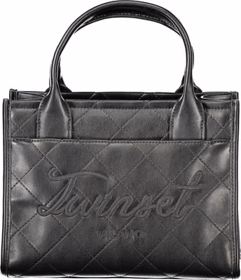 Black Polyurethane Women's Bag