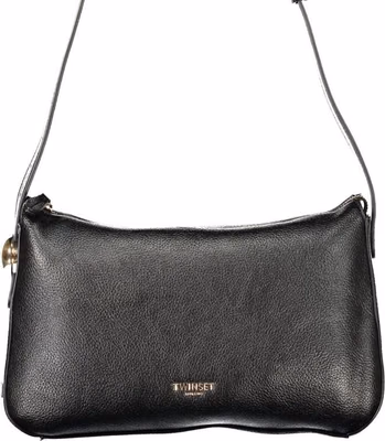 Black Polyurethane Women's Bag