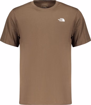 Brown Cotton Men's T-Shirt