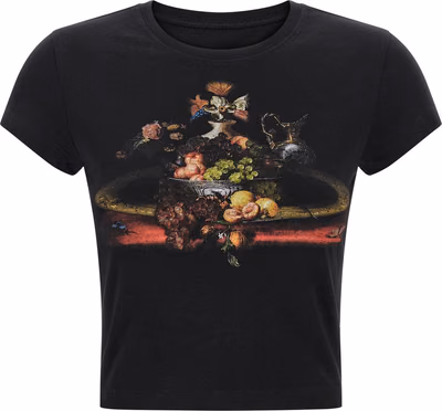 Black Cotton T-Shirt
