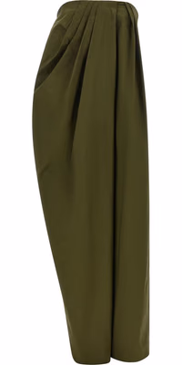 Bicolor Cotton Long Dress