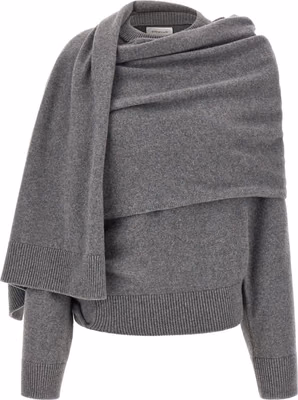 Gray Wool Cardigan