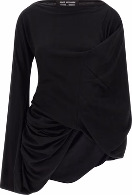 Black Wool Blouse