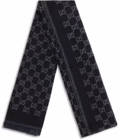 Black Wool Oves Aries Foulard 2