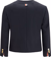 Blue Wool Oves Aries Biker Jacket 2