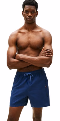 Blue Recycled Polyester Swim Shorts