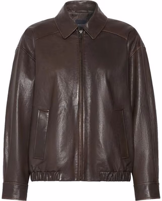 Brown Lamb Leather Leather Jacket