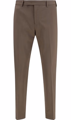 Brown Wool Oves Aries Dress Pants