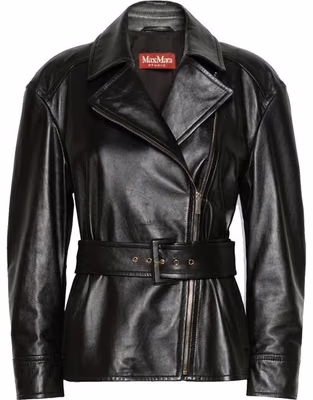 Black Lambskin Leather Jacket