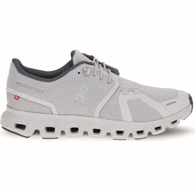 Gray Polyester Athletic Sneakers