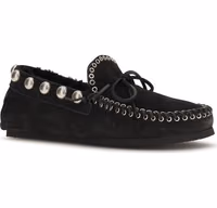 Black Calf Leather Bos Taurus Slip-On Loafers 2