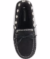 Black Calf Leather Bos Taurus Slip-On Loafers 4