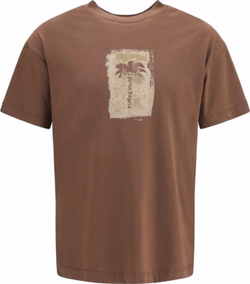 Brown Cotton T-Shirt
