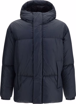 Black Goose Down Full-Length Jacket