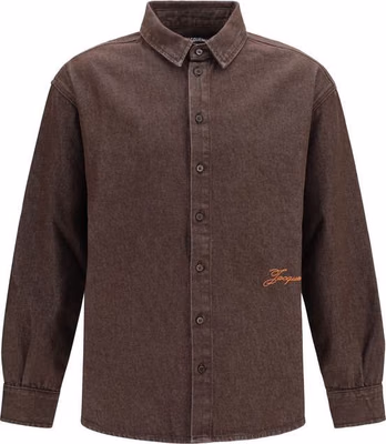 Brown Denim Shirt