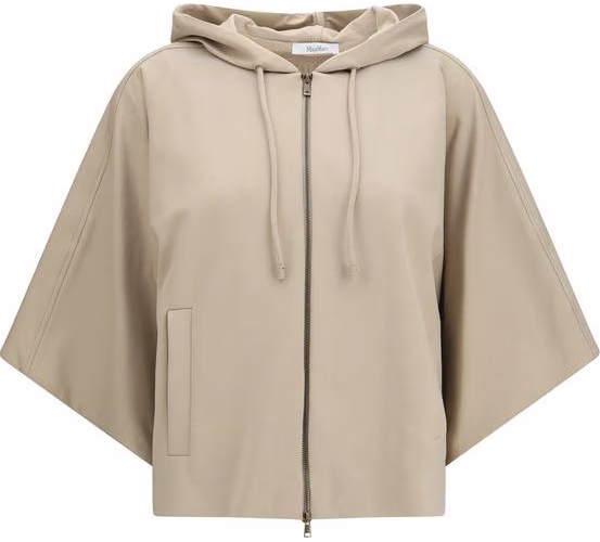 Beige Polyamide Sweatshirt