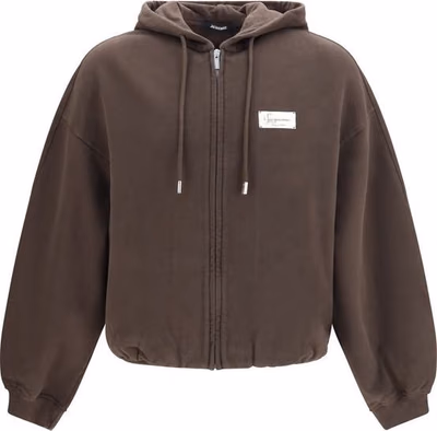 Brown Cotton Sweatshirt