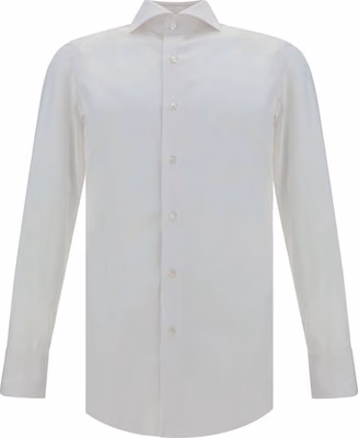 White Cotton Dress Shirt