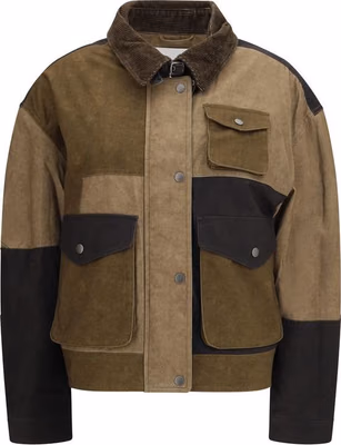 Bicolor Cotton Denim Jacket