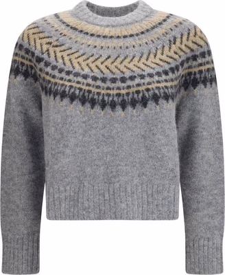 Gray Polyamide Sweatshirt