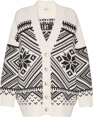White Virgin Wool Cardigan