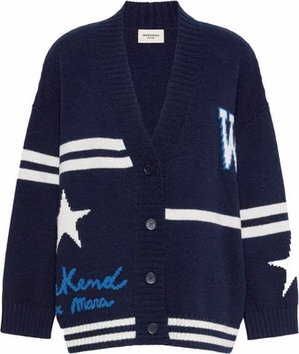 Blue Virgin Wool Cardigan