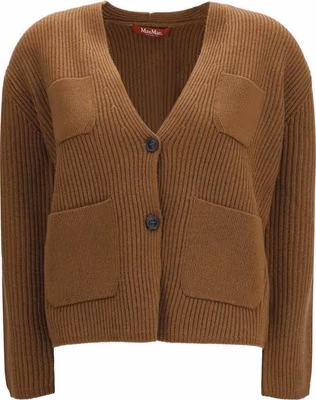 Brown Wool Oves Aries Cardigan