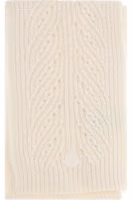 Beige Wool Oves Aries Scarf 1
