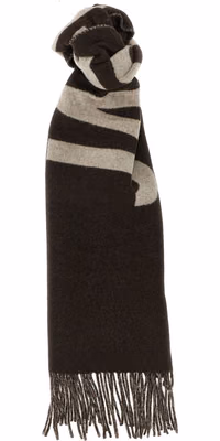 Brown Wool Foulard