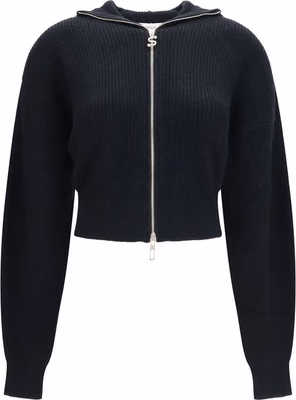 Black Wool Oves Aries Cardigan