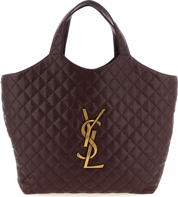 Bordeaux Lamb Leather Tote Bag