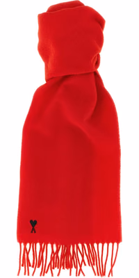 Red Wool Scarf