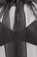 بلوزة حرير سوداء 3