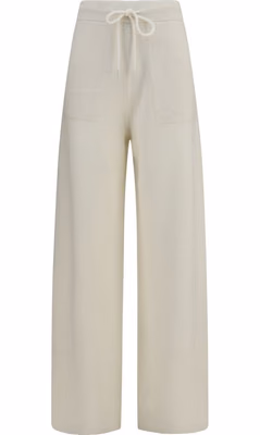 Beige Cashmere Casual Pants