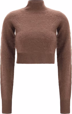 Brown Cashmere Sweatshirt