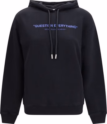 Black Cotton Sweatshirt