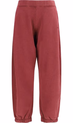 Purple Cotton Casual Pants
