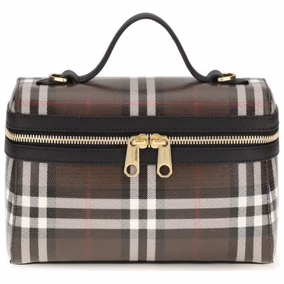 Brown Cotton Handbag