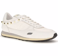 White Calf Leather Bos Taurus Athletic Sneakers 2