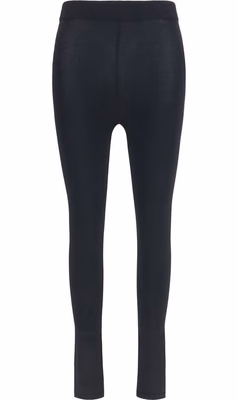 Black Viscose Leggings