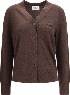 Brown Cotton Cardigan