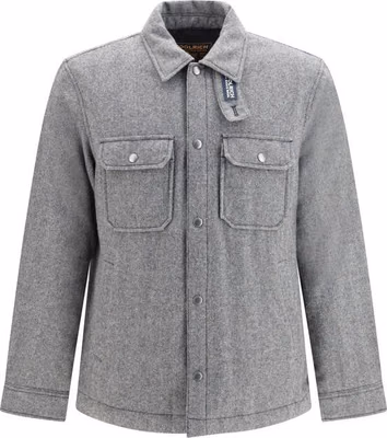 Gray Wool Oves Aries Full-Length Jacket
