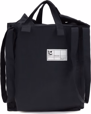 Black Polyester Shoulder Bag