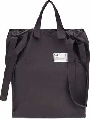 Gray Polyester Shoulder Bag