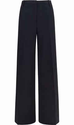 Black Cotton Casual Pants