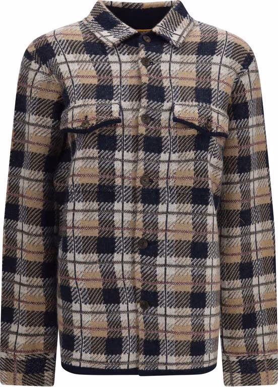 Brown Cashmere Pattern Shirt