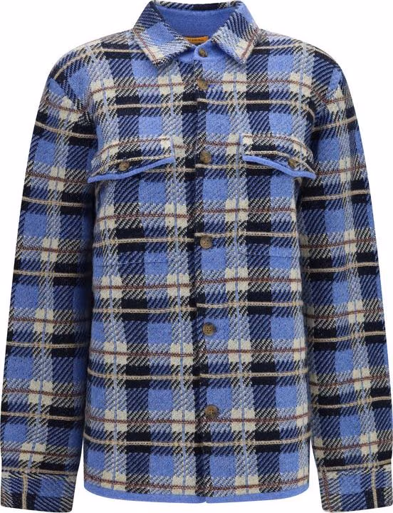 Blue Cashmere Pattern Shirt